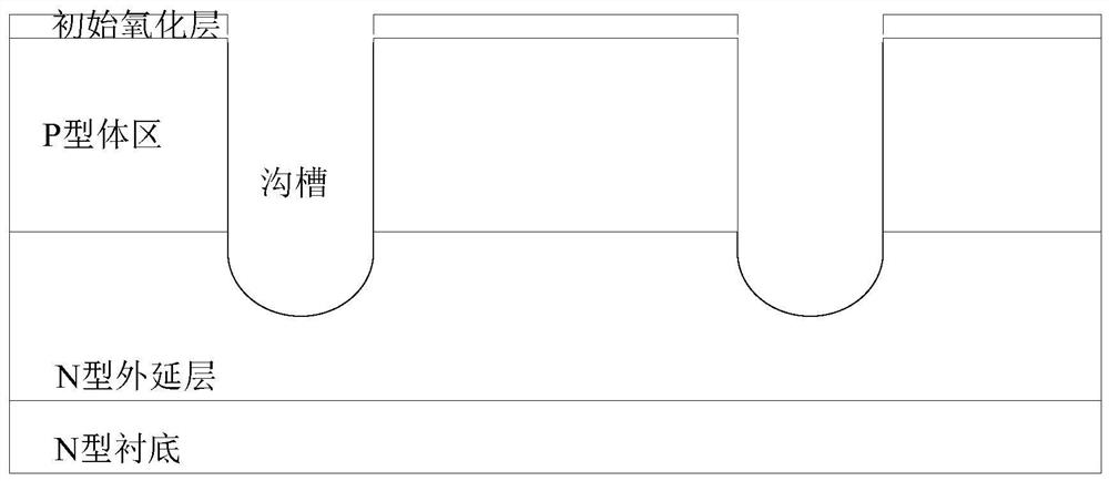 Trench type vertical double-diffused metal oxide transistor and manufacturing method thereof