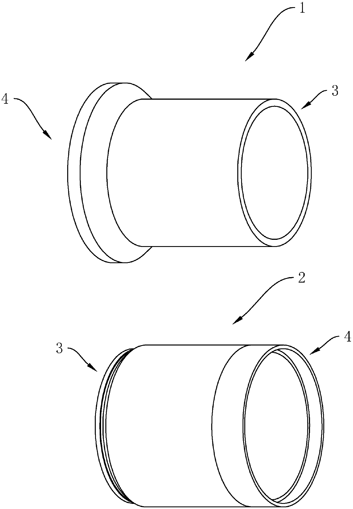 Method and device for preparing reinforced concrete pipe