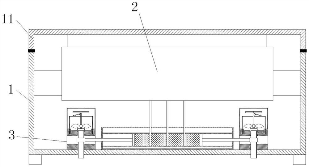 Lithium battery expansion explosion protection device based on electromagnetic induction principle