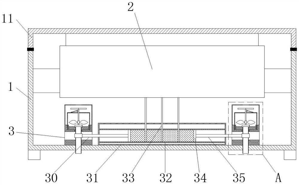 Lithium battery expansion explosion protection device based on electromagnetic induction principle