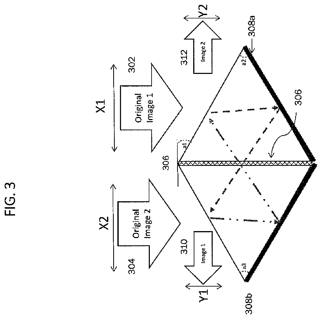 Diamond shaped lens system