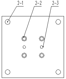 Bending and forming die of reinforcing rib plate