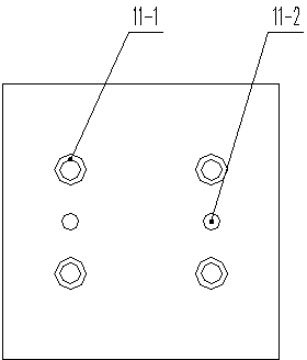 Bending and forming die of reinforcing rib plate