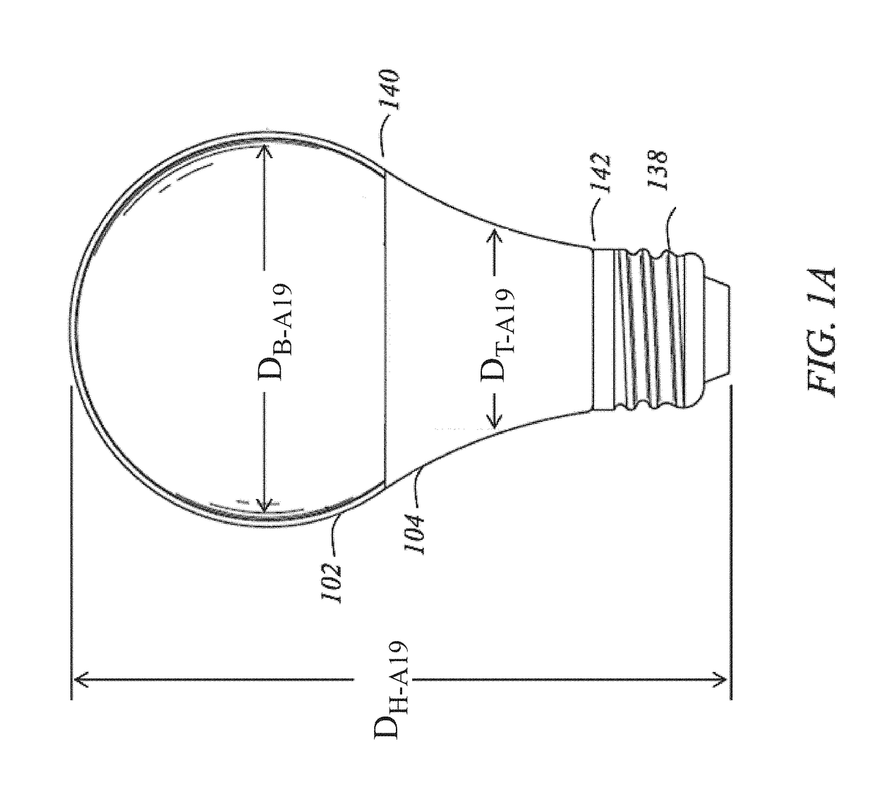 Dimmable induction RF fluorescent lamp with reduced electromagnetic interference