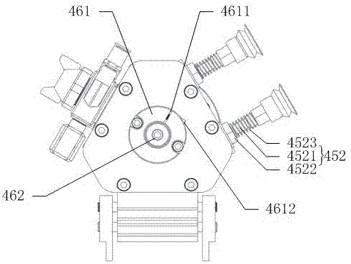 Multi-position clamping fixture of industrial robot
