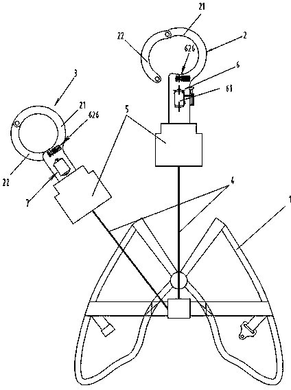 Aerial working safety belt and using method