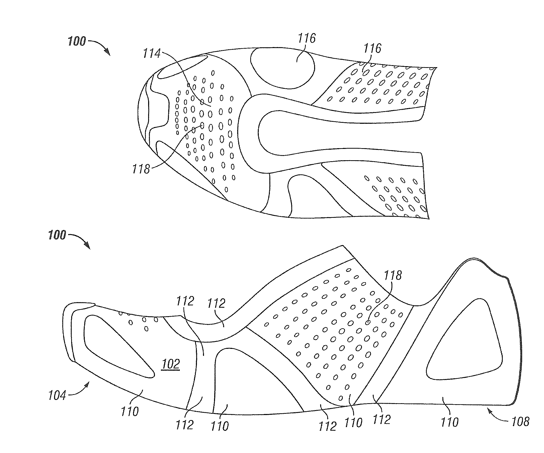 Smooth shoe uppers and methods for producing them