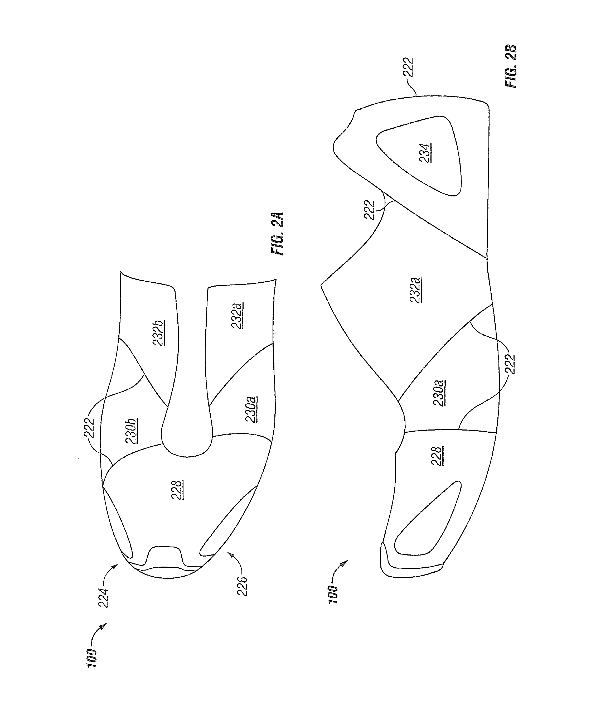Smooth shoe uppers and methods for producing them