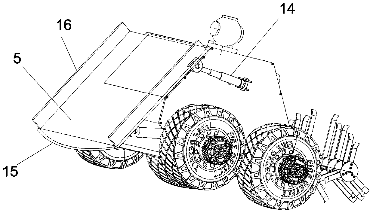 Pipeline cleaning robot