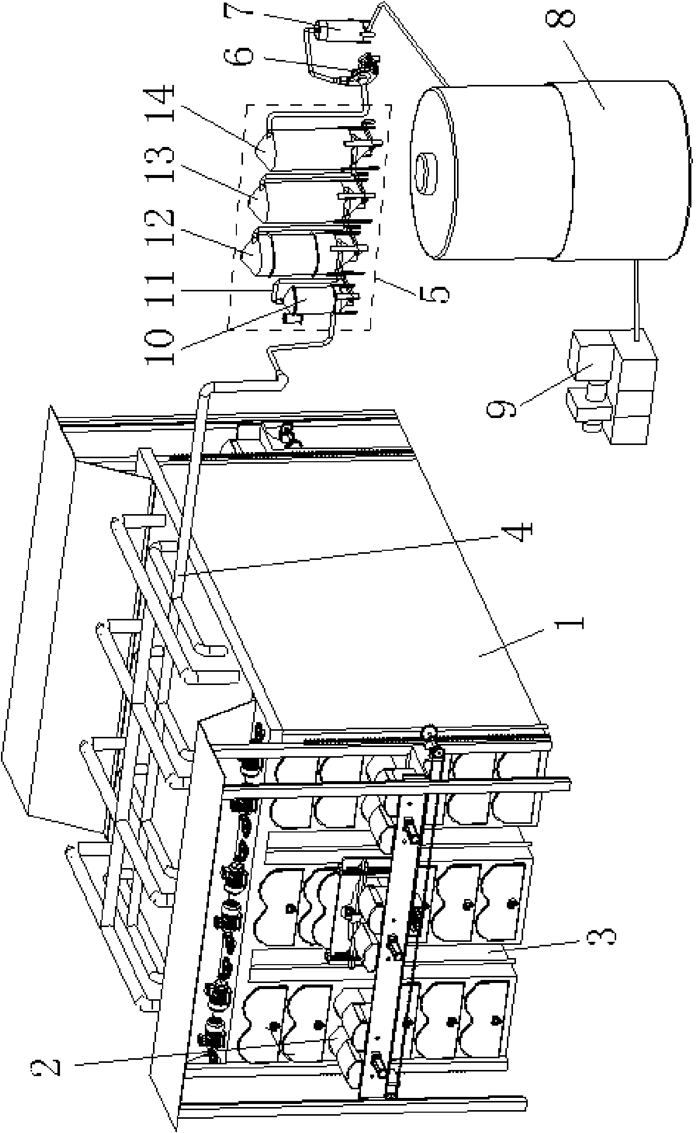 Method and device for generating power by utilizing waste gas of matrix-type charcoal kiln