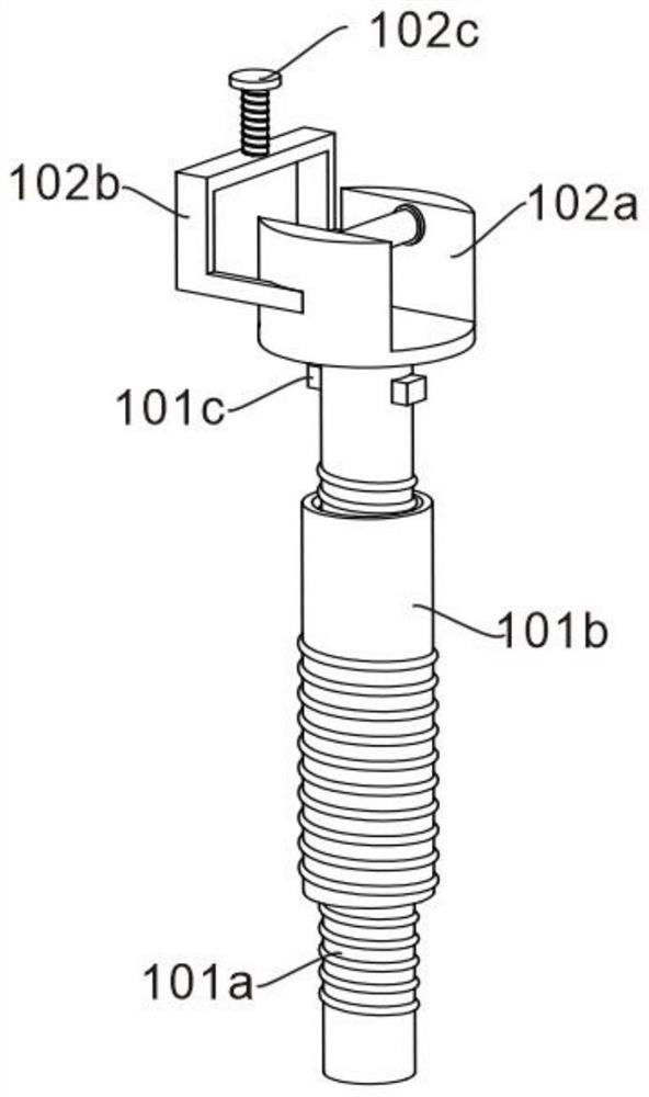 Device for replacing upper carrier roller