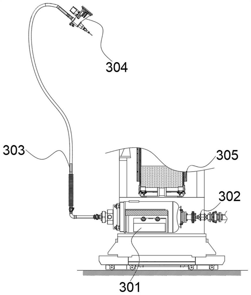 Wound flushing and nursing device for ICU critical patient