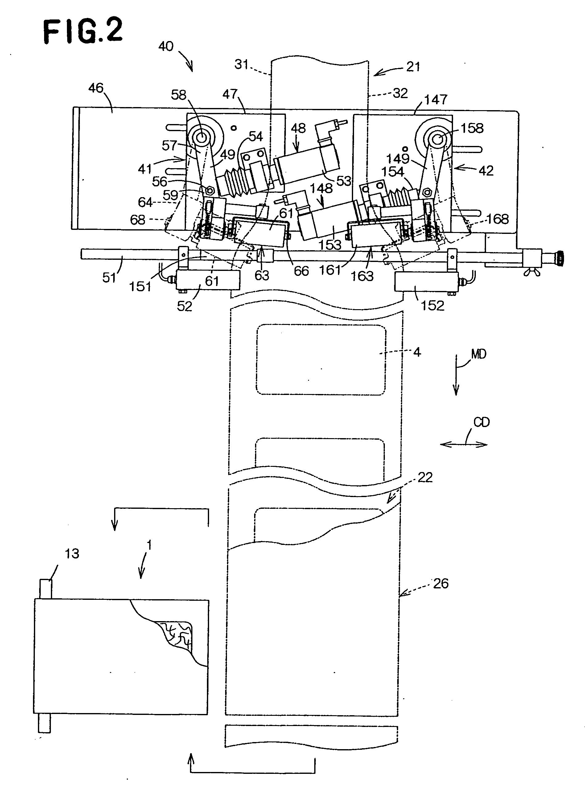 Method and apparatus for guiding side edges of continuously running web
