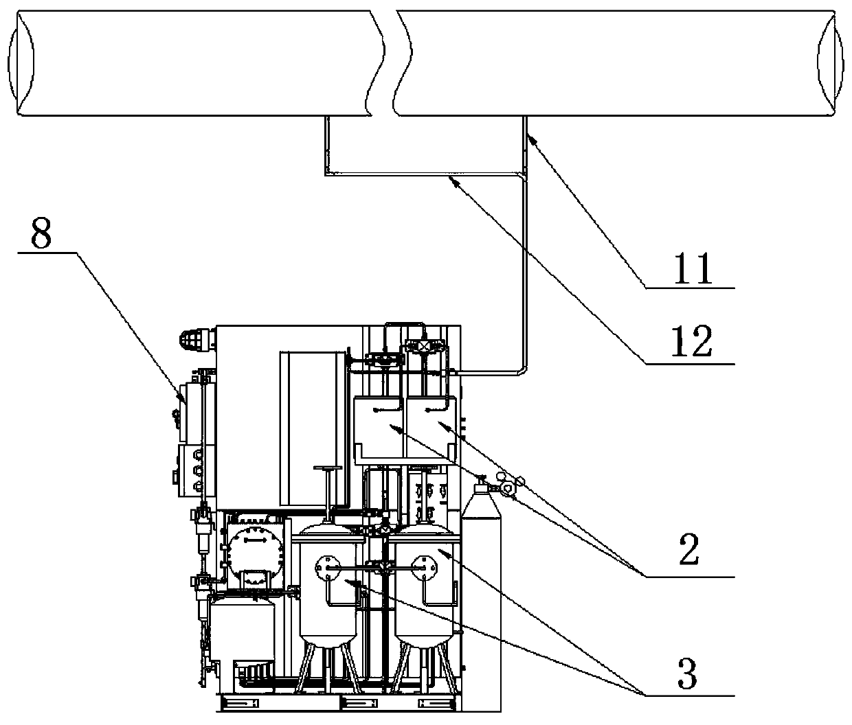 Oxygen detection system for coke oven gas