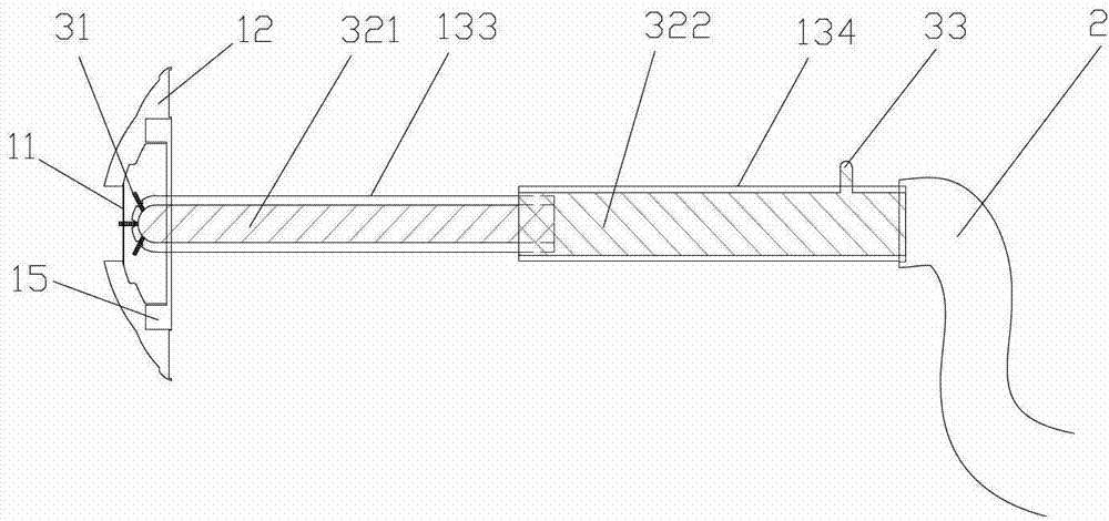 Contractible and telescopic oral conveying staple anvil device