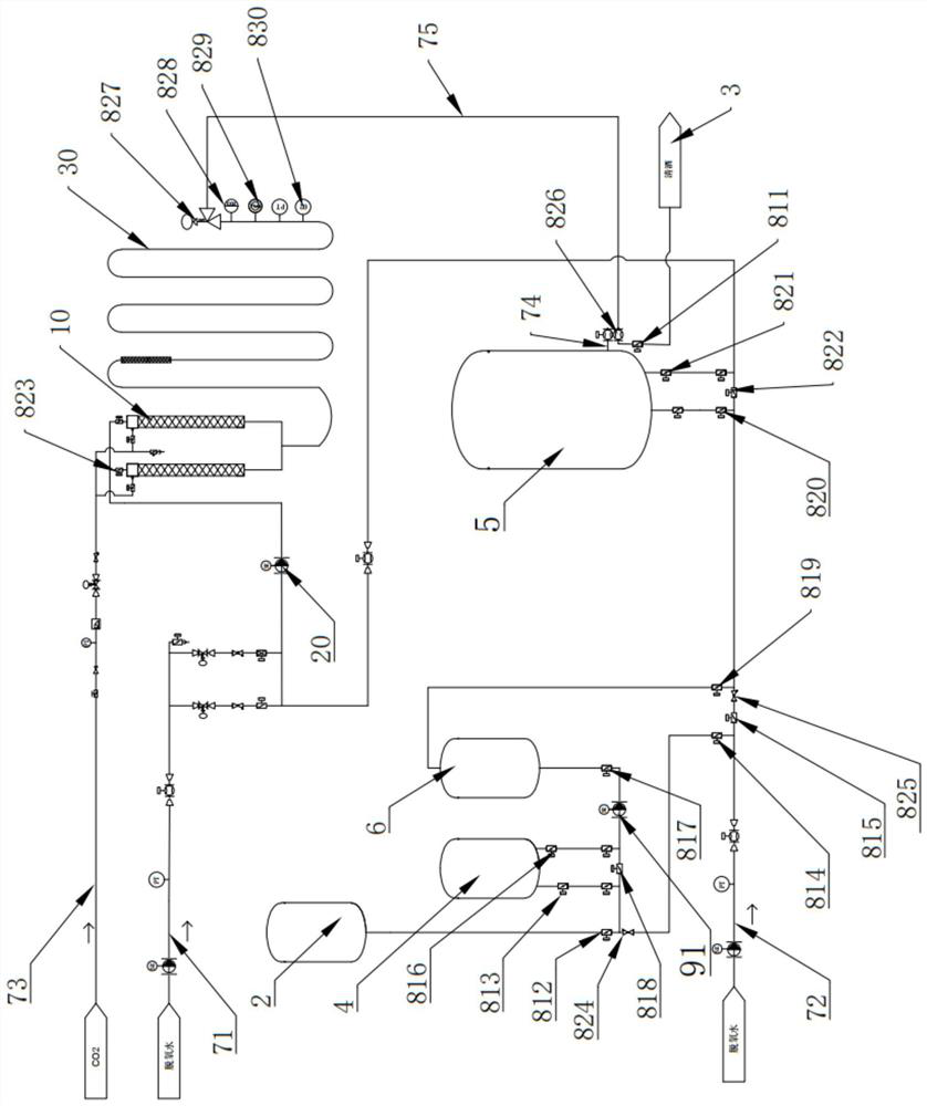 High-concentration dilution system and method for zero-wine-loss beer