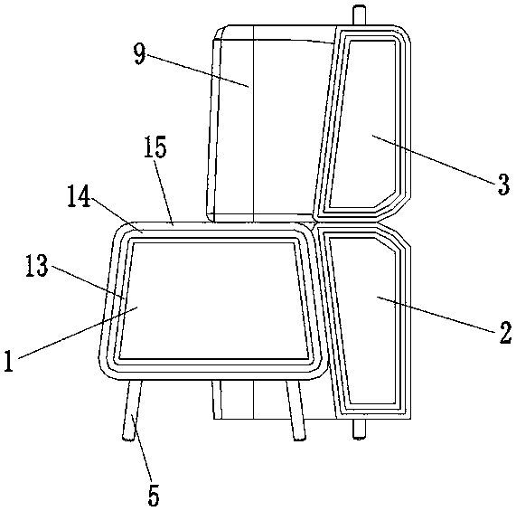 Folding sofa bed