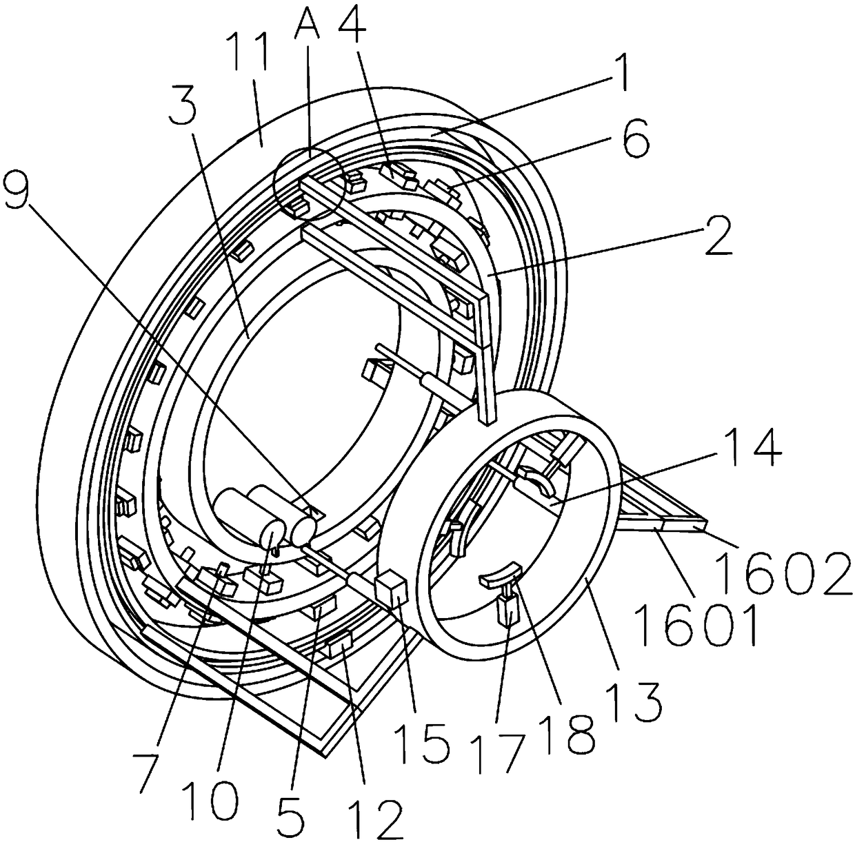 Sealing device with adjustable sealing performance