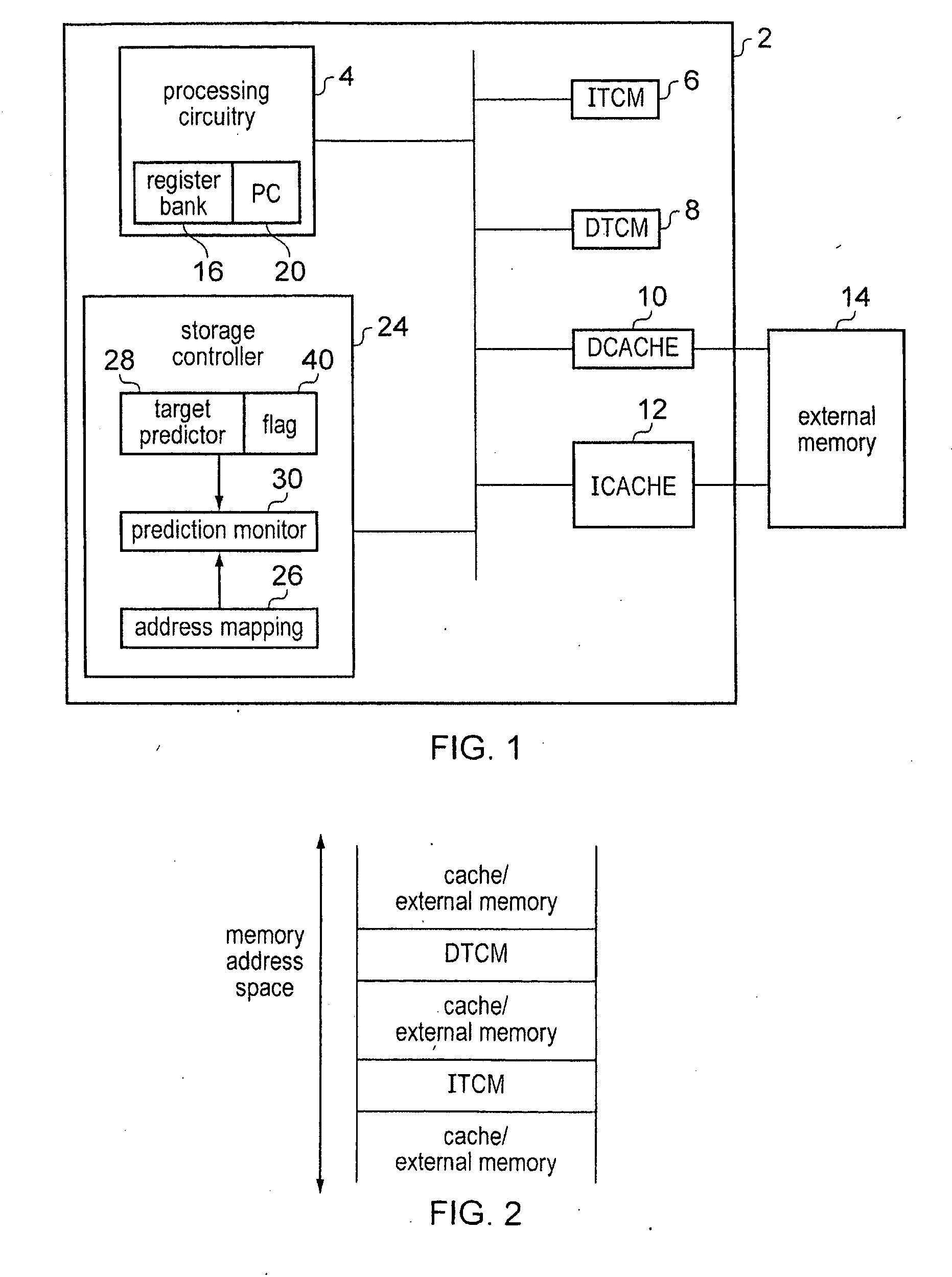 Apparatus and method for predicting target storage unit