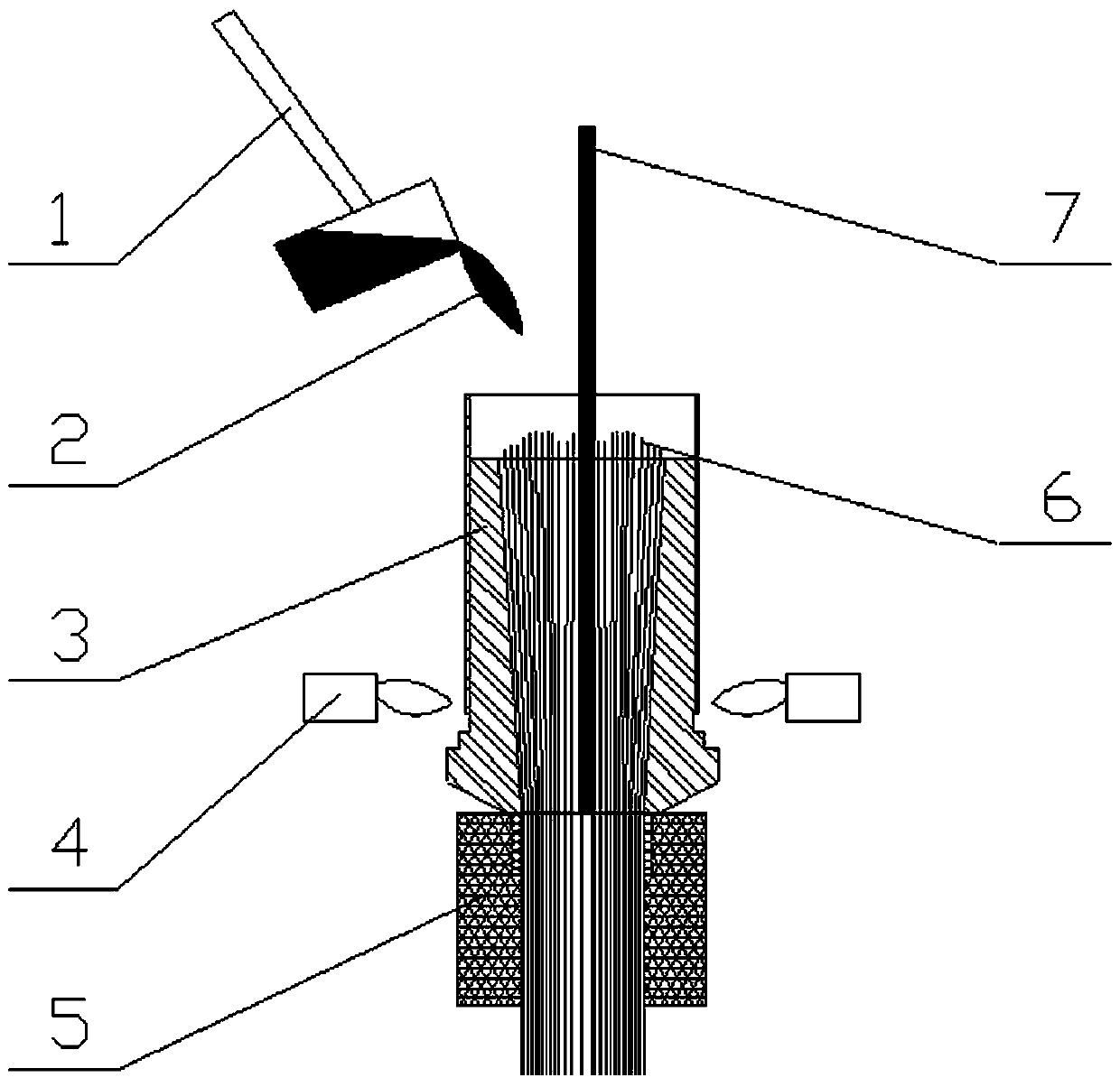 A method for detecting the qualified permeability of cast-type wire rope joints