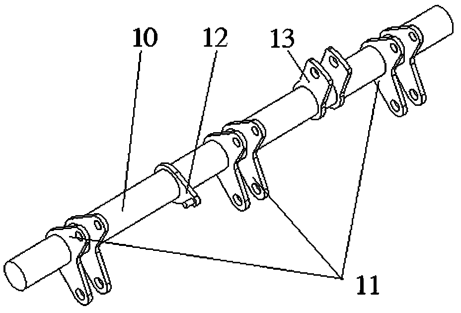 Welding tool of breaker spindle connecting levers