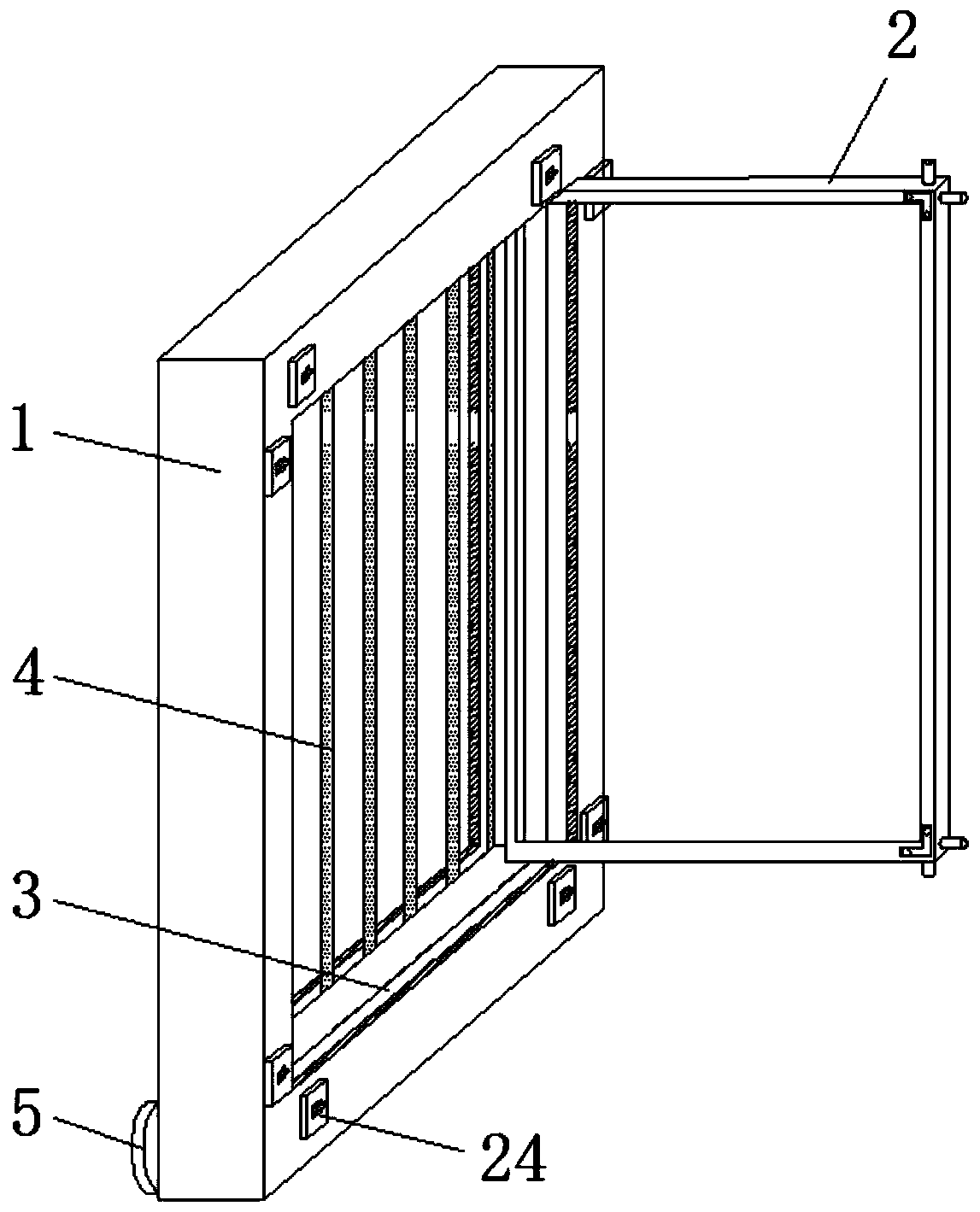 Multifunctional protective door and window