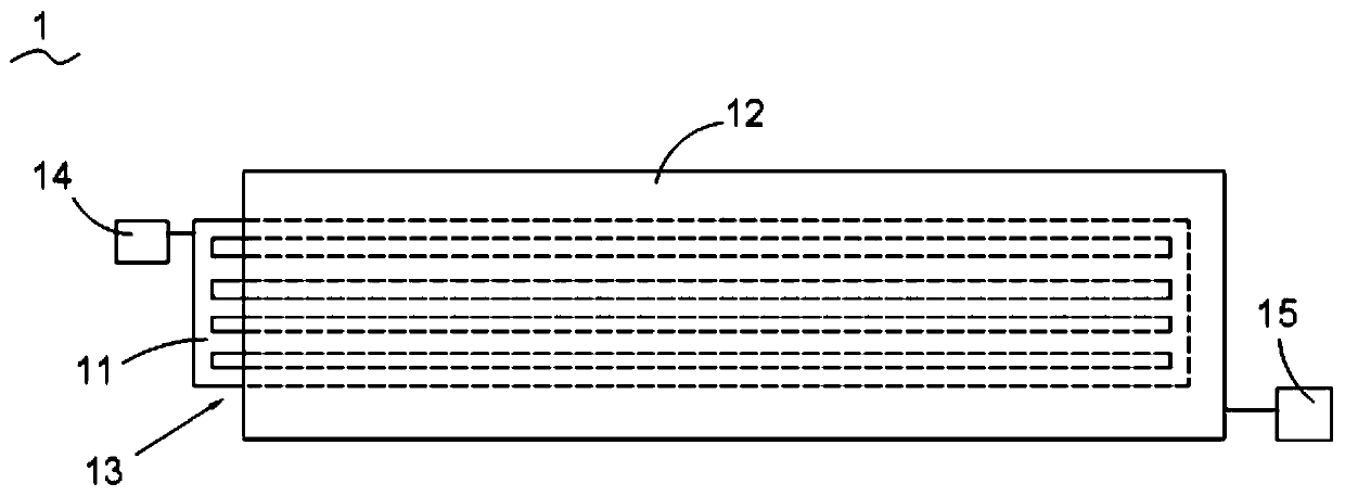 WAT test device for detecting metal connecting line hillocks, preparation method and test method