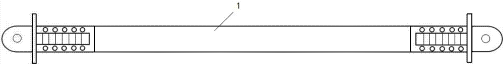 Self-resetting buckling-resistant support