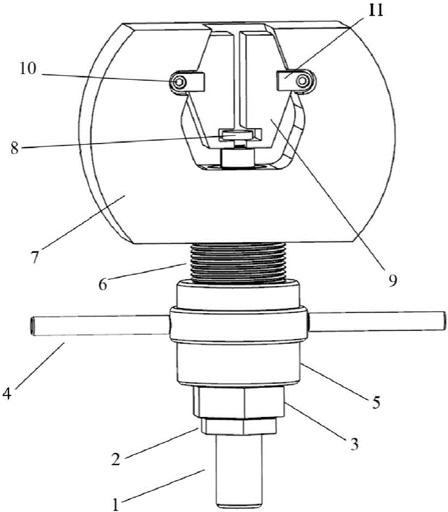 High temperature tensile fatigue test fixture for panel test piece and method