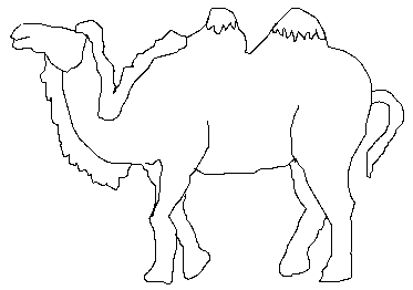 A method for making a hollow glazed camel