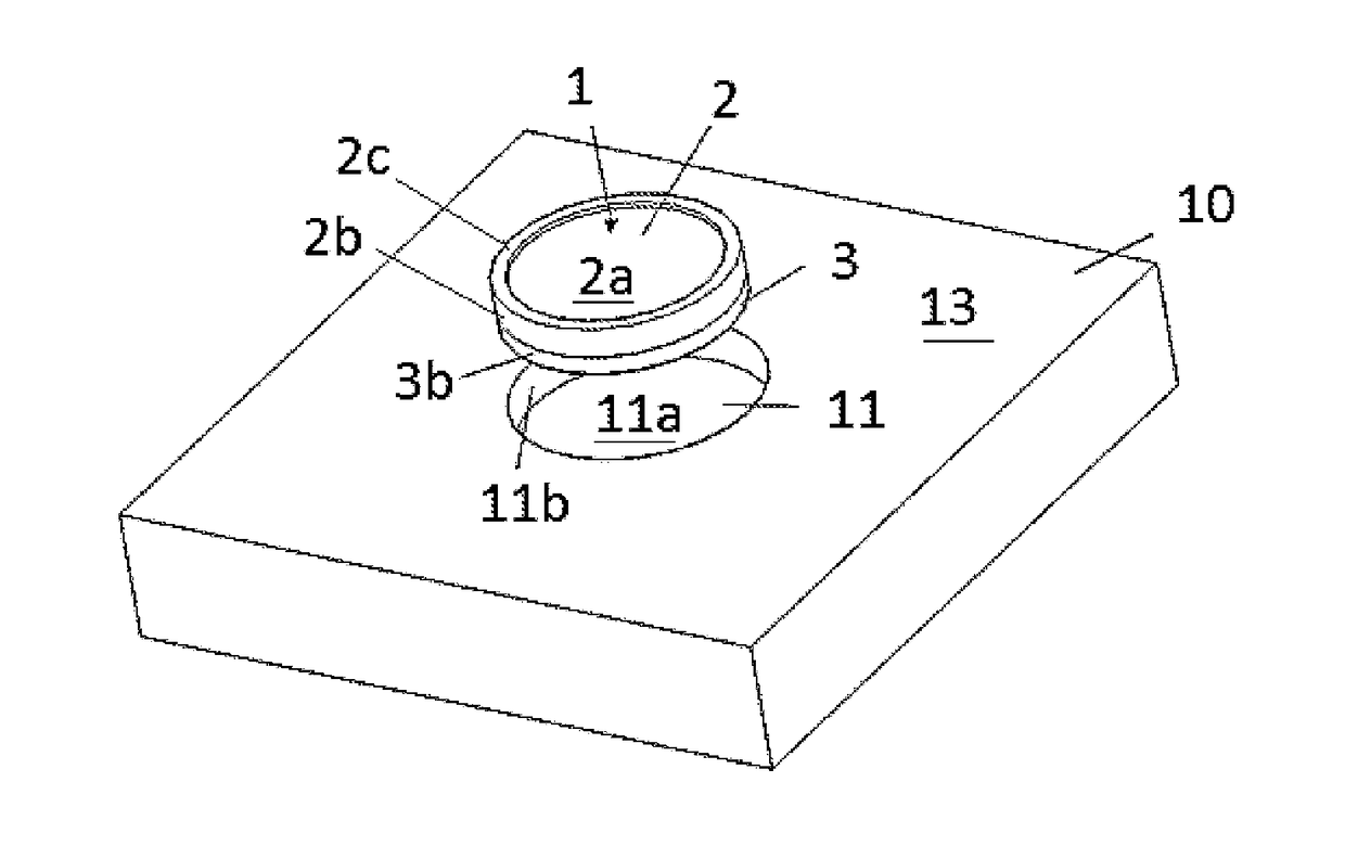 Unit comprising a formwork board including a housing and a repairing element suitable for being fixed to the housing, and repairing method of a formwork board