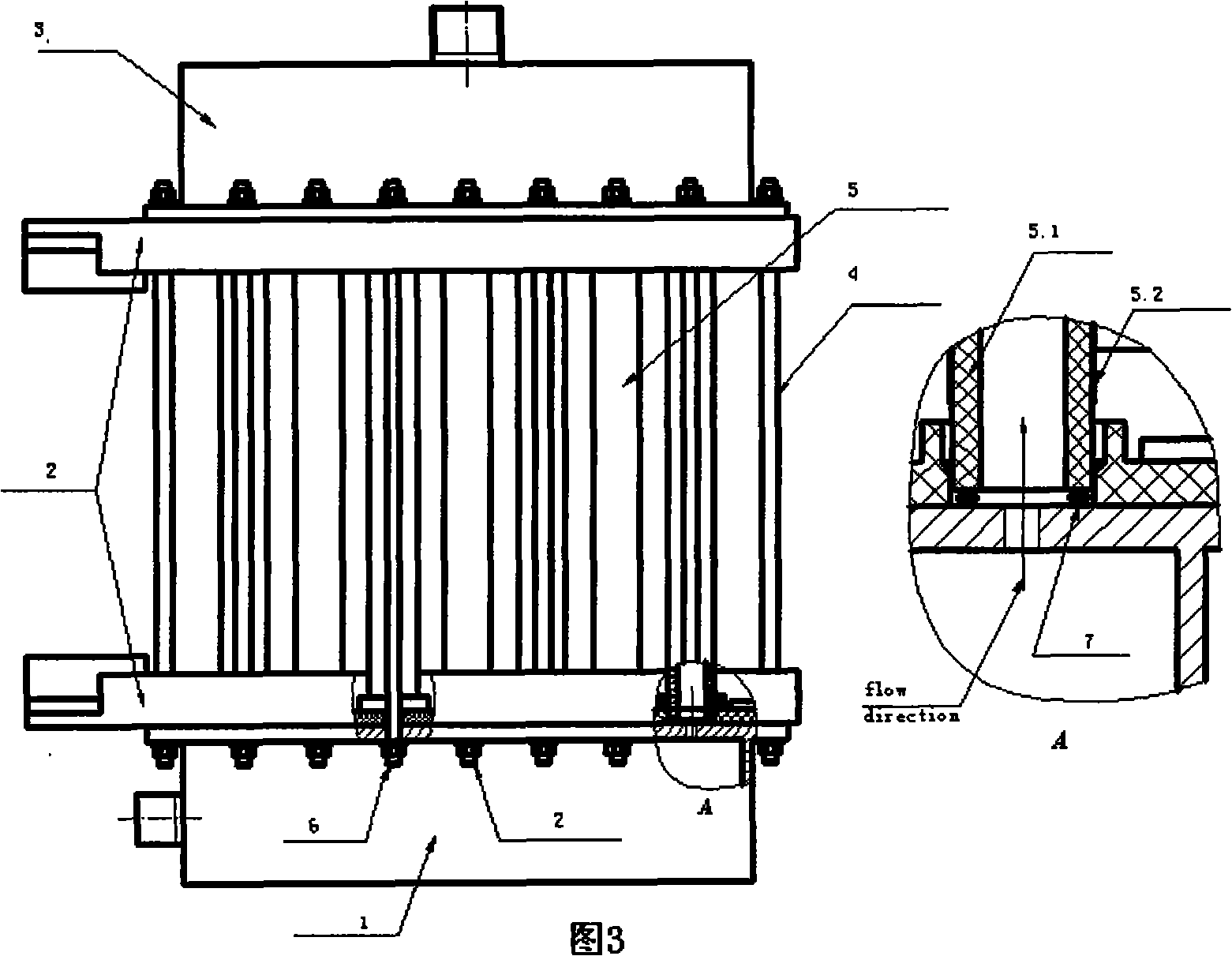 Matrix type dielectric water-cooling resistor locker