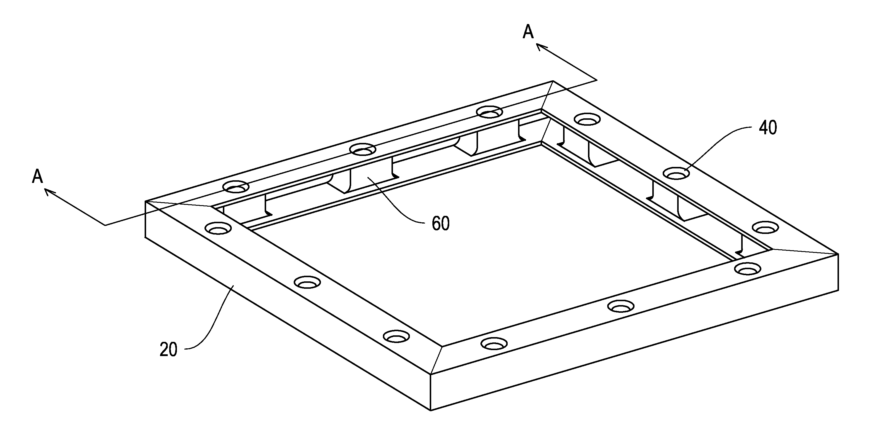 EMI shielding vent panel frame