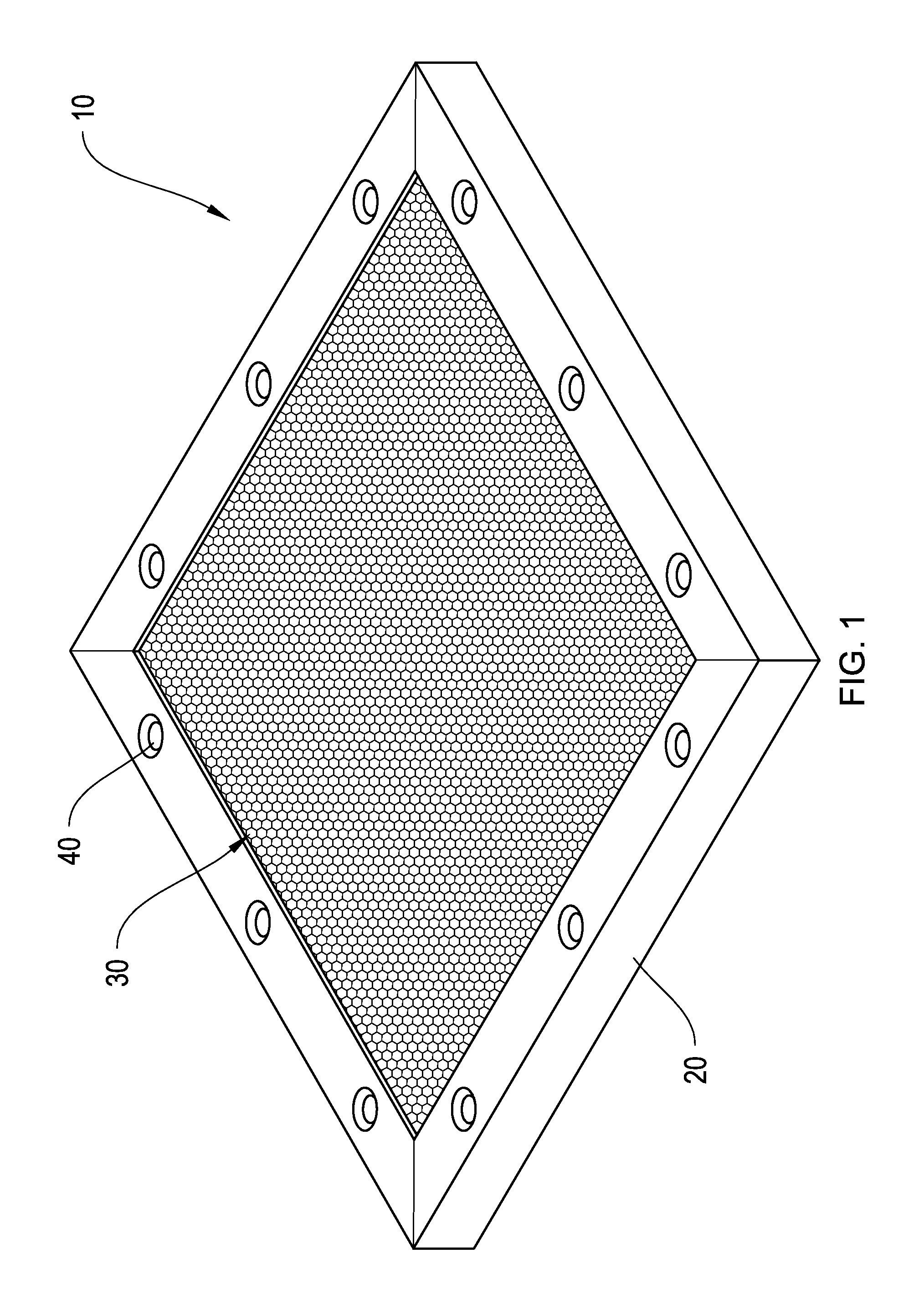 EMI shielding vent panel frame