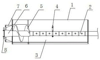 Upper-grade structure of vacuum extruder