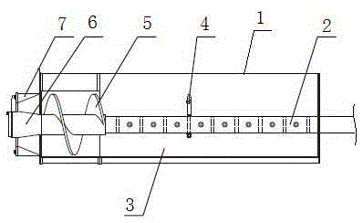 Upper-grade structure of vacuum extruder