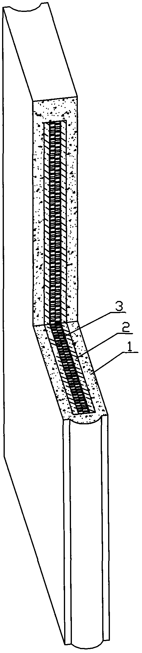 Heat-sound insulating lightweight concrete composite wallboard and manufacturing method thereof