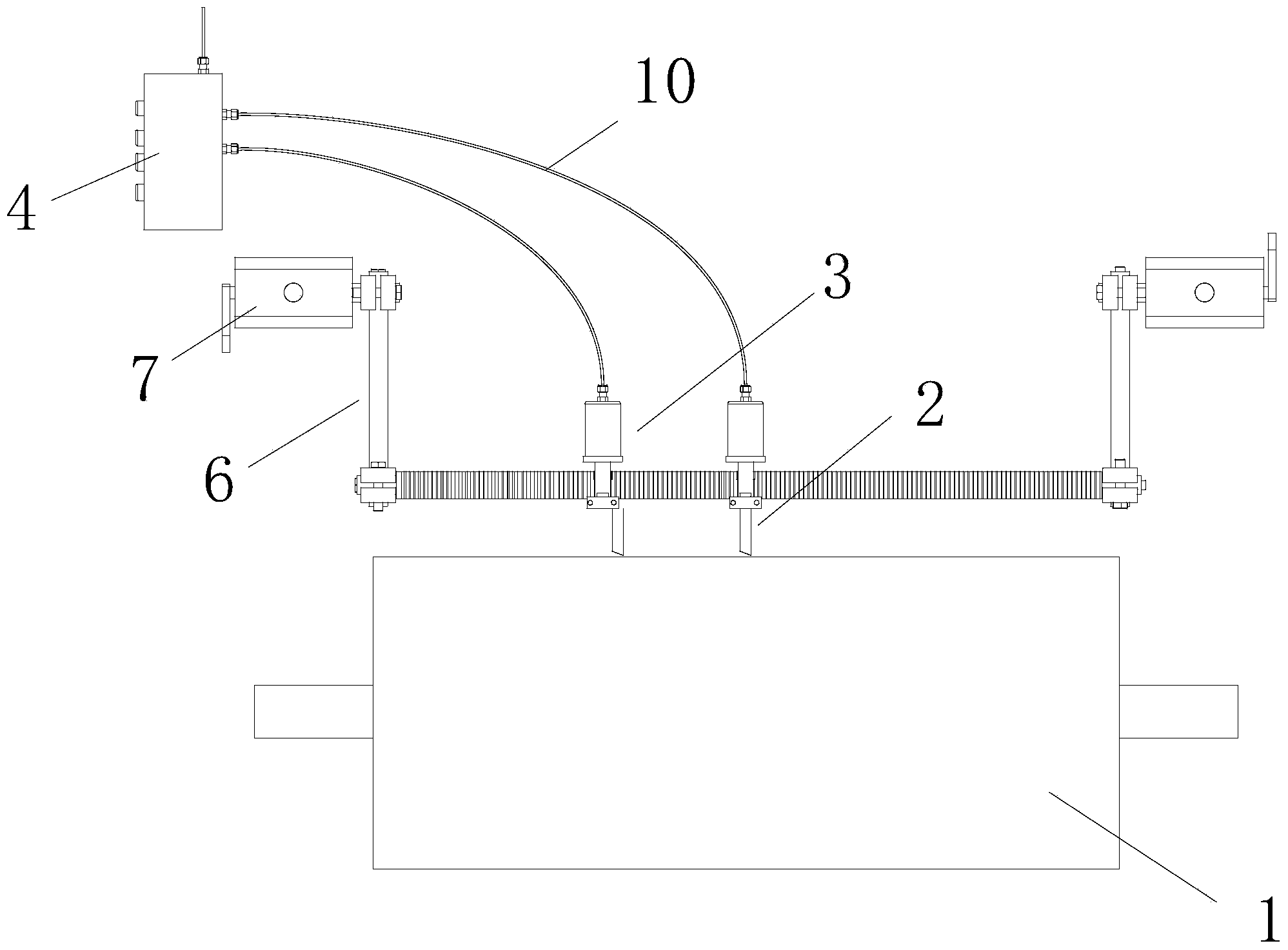 Turning part and rubber coated roller on-line turning device