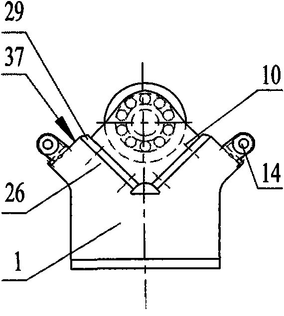 Multi-roller mill backing roller integral gapless repairing method and repairing device thereof