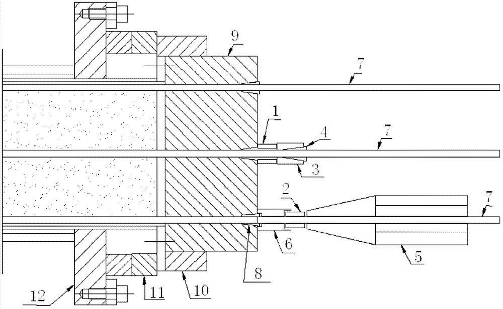 Method for synchronously measuring structural rigidity in guy cable structure construction
