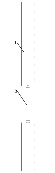 Production method for calibration block of radioactive fluid density logging instrument