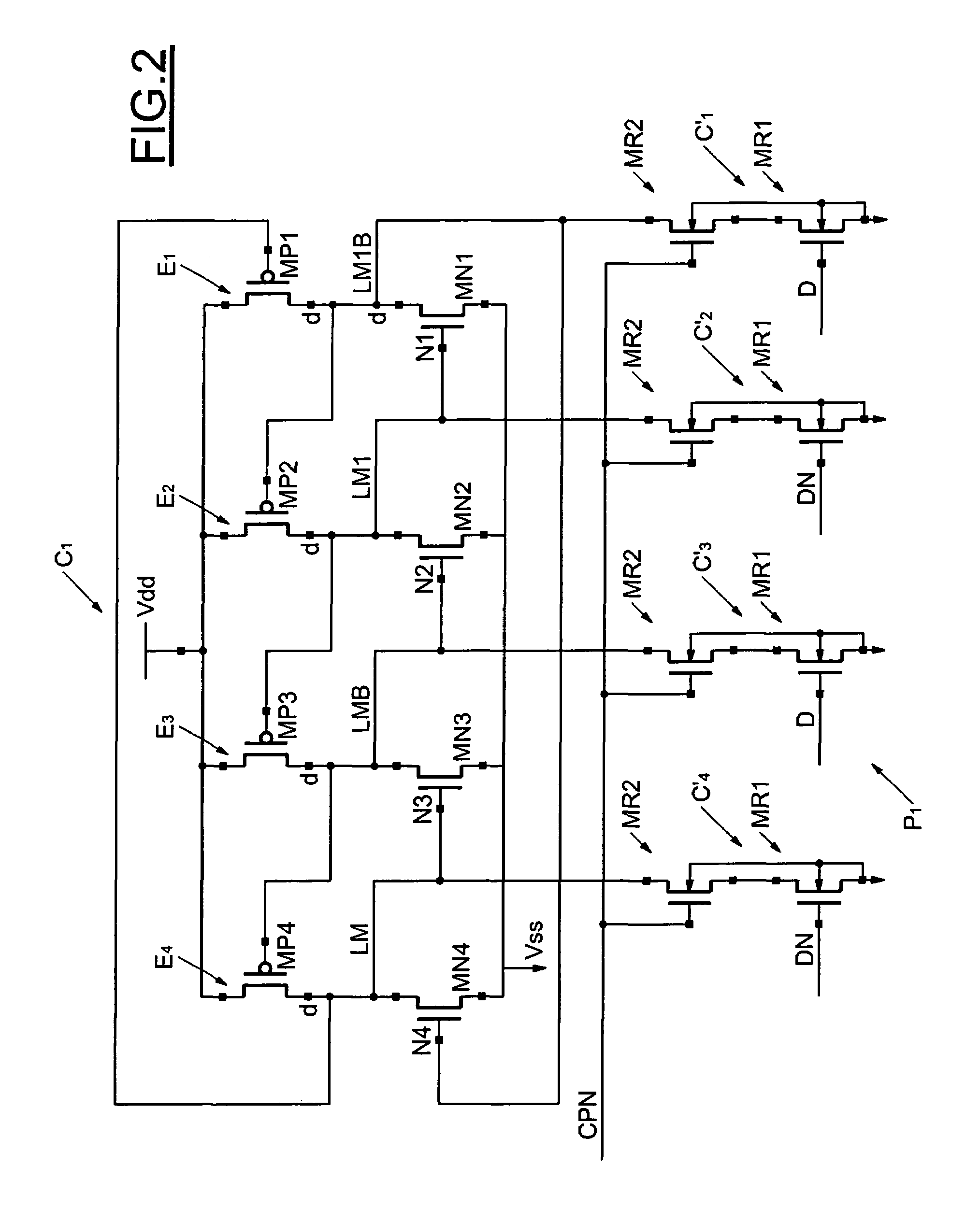 Multivibrator protected against current or voltage spikes