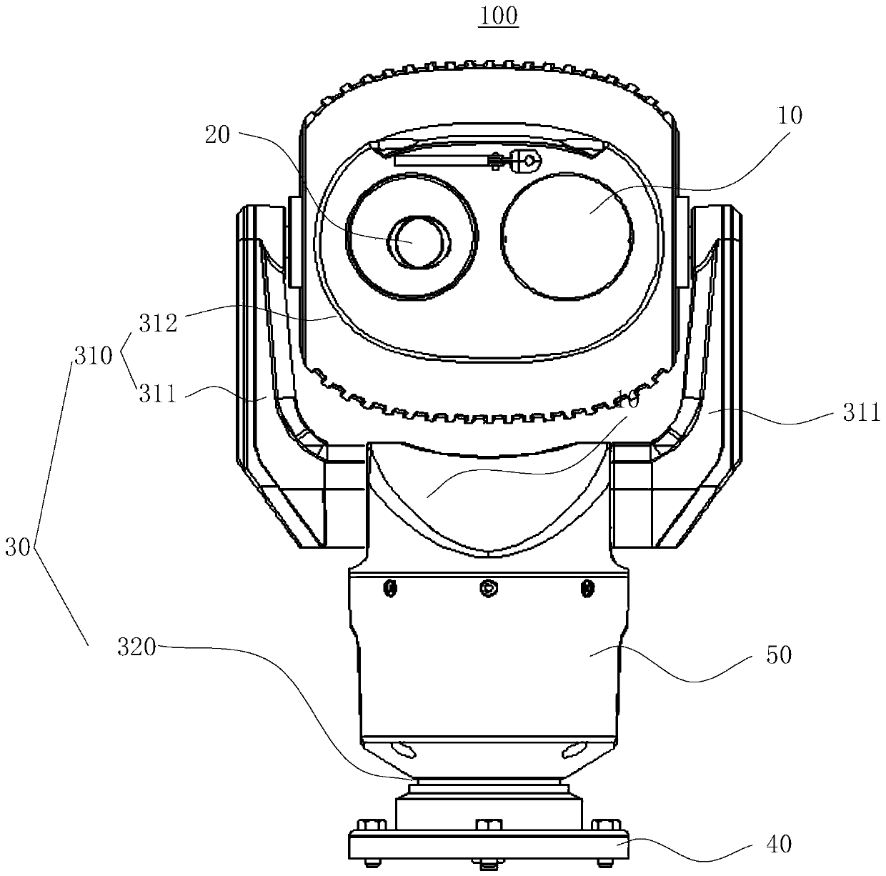 Laser monitoring method and device for external damage environment of power transmission channel