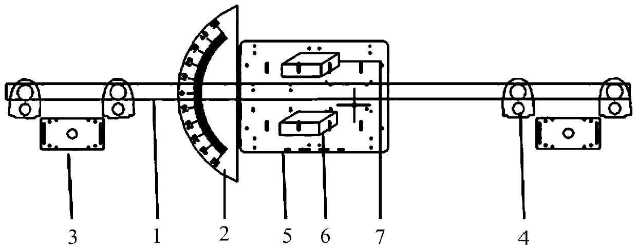 Radio altimeter large-angle test system, unmanned aerial vehicle and implementation method