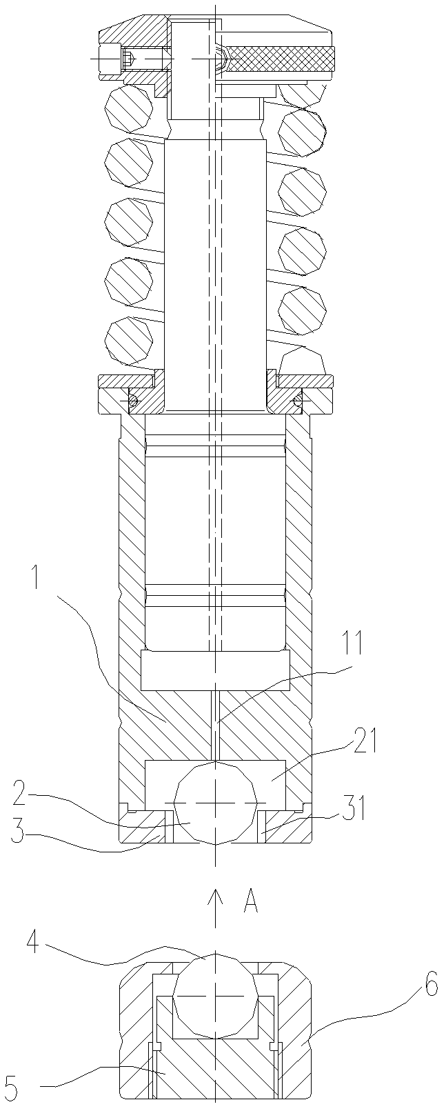 Mold for removing burrs on edge of plate on numerical control punching machine