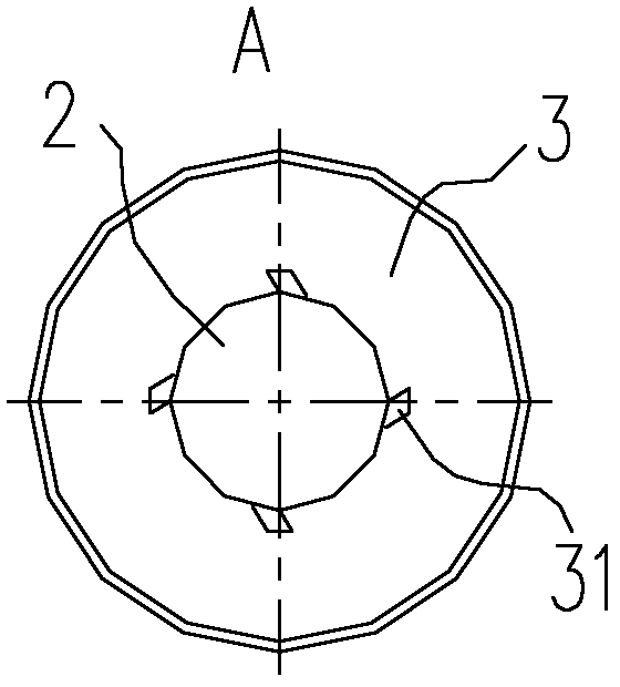 Mold for removing burrs on edge of plate on numerical control punching machine