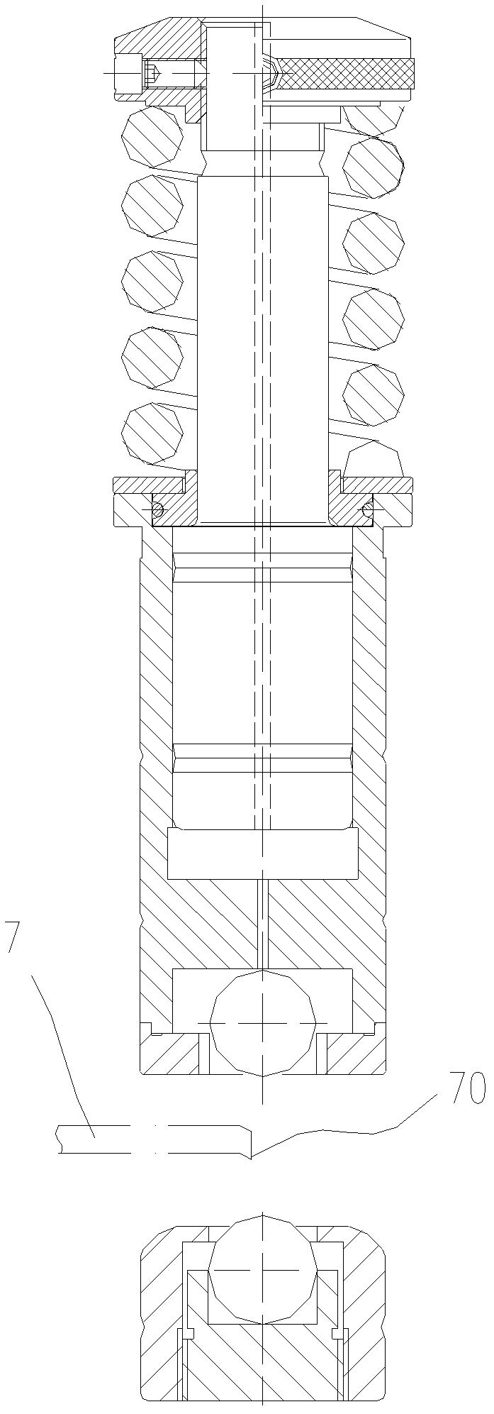 Mold for removing burrs on edge of plate on numerical control punching machine