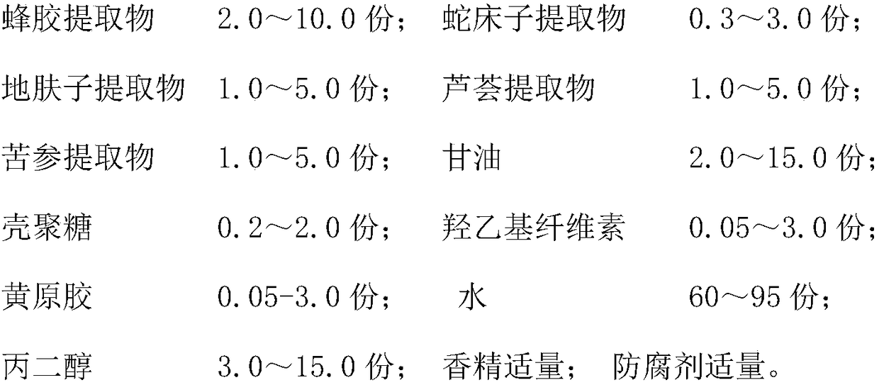 Vaginal care antibacterial gel as well as preparation method and application thereof