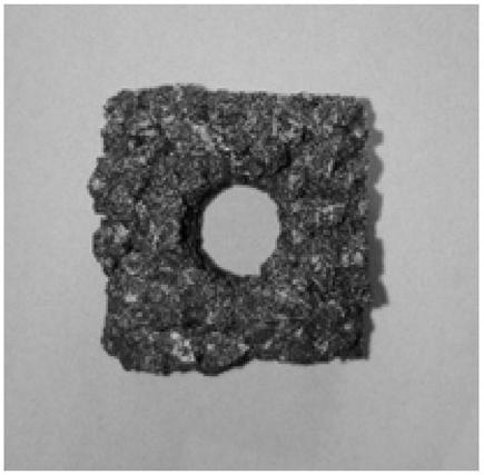 Fe-Cr-Ni-Ti micropowder coated honeycomb ZTA ceramic preform as well as preparation and application thereof