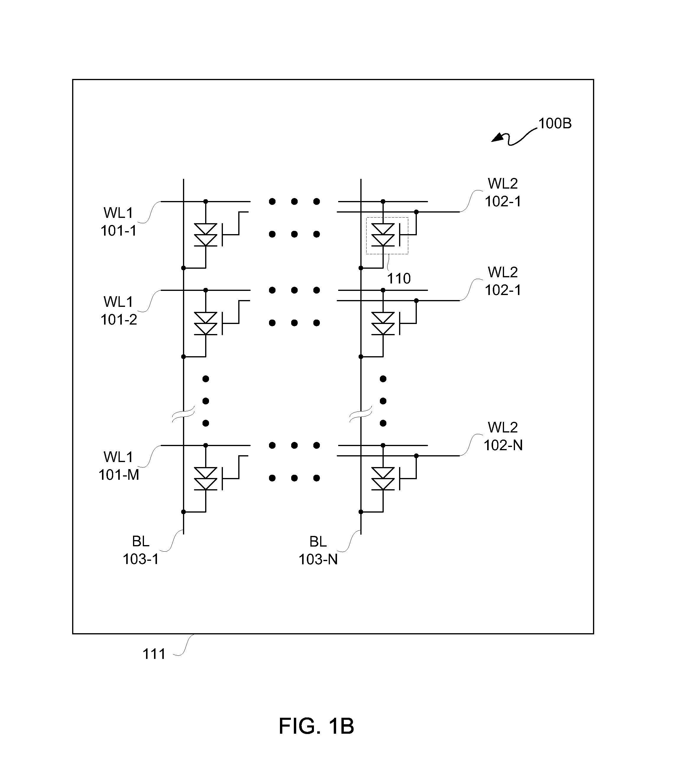 Hybrid memory cell array and operations thereof